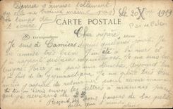 CPA Phare Boulogne sur Mer Sortie du bateau de Folkestone