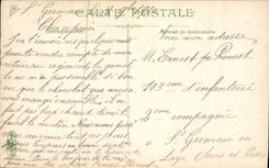 CPA Militaria Infanterie Battage des couvertures