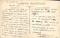 CPA Militaria La mitrailleuse 