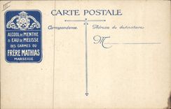 Postal Militaria Combate para ganar a Hermano Mathias Marseille