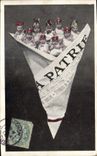 CPA Journaux Journal La Patrie Enfants Bebes Militaria 