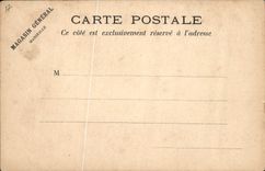 CPA Drapeau Femme Espagne Lion