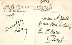 Postal Folclore las canciones de Jean Ramo ilustradas el Amitiances