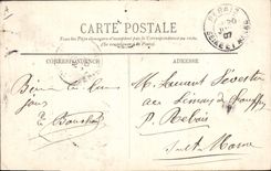 CPA Folklore Les chansons de Jean Rameau illustrees La Bourree de Saint Just 