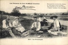 CPA Folklore Les chansons de Jean Rameau illustrees La Froumagee