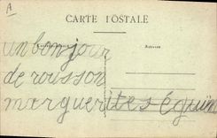 Postal Folclore las canciones de Jean Ramo ilustradas transfieren Mediodía