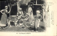 CPA Folklore Les chansons de Jean Rameau illustrees La Soupe au Berry Veau