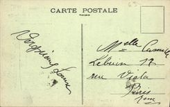 CPA Folklore Les chansons de Jean Rameau illustrees Le Dimanche au village