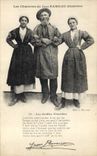 CPA Folklore Les chansons de Jean Rameau illustrees Les Coiffes blanches