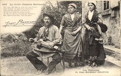 CPA Folklore Les chansons de Jean Rameau illustrees La vieille chanson Berriaude