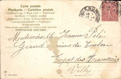 CPA Fantaisie Fleurs Oeuf Paques 