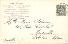 CPA Fantaisie Fleurs Fer a cheval Muguet 