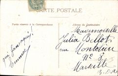 CPA Fantaisie Fleurs Coeur 