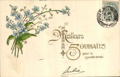 CPA Fantaisie Fleurs 