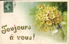 CPA Fantaisie Fleurs 