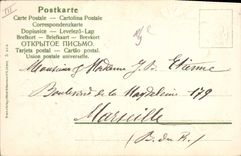 CPA Fantaisie Fleurs Femme 