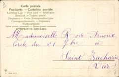 Vintage Postcard Fantasy Flowers Woman Sun Good-bye beautiful youth