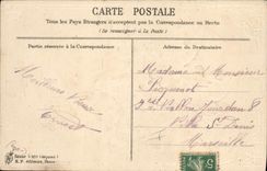 CPA Fantaisie Fleurs Colombes 