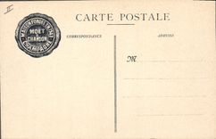 CPA Folklore Vin Vendange Champagne Moet & Chandon Hotels particuliers