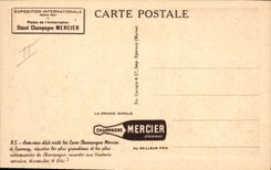 CPA Folklore Vin Vendange Champagne Mercier Epernay Un des celliers de fermentation