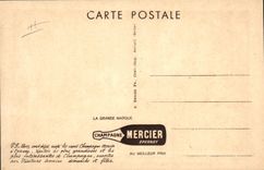 CPA Folklore Vin Vendange Champagne Mercier Epernay Rincage des bouteilles