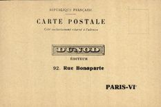 CPA Publicite Dunod Editeur Rue Bonaparte Paris 6eme