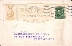 CPA Publicite The American Clement double spindle shaper 