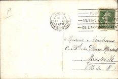 CPA Publicite Tour Monopoulie Leflaive Weber Rue d'Athenes Paris