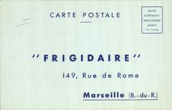 CPA Publicite Frigidaire Rue de Rome Marseille 