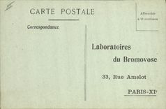 CPA Publicite Laboratoires du Bromovose Rue Amelot Paris 11eme
