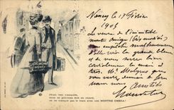 CPA Publicite Montre Omega Femme