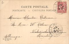 Postal Fantasia Ilustrador Niños Trébol Cerdo Cerdo