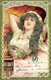 CPA Fantaisie Illustrateur Femme