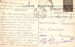 CPA Phare Le Havre Sortie d'un yacht Au fond la Heve 