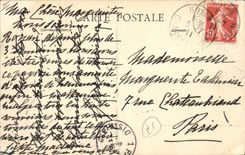 Postal PHARE de Cordobeses Alrededores de Royan Barco pesquero