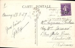 CPA Phare Notre Dame de Lorette Entree du phare 