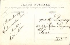 CPA Phare La jetee un jour de tempete 