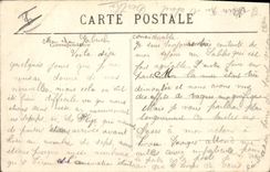 Vintage Postcard Headlight Sands of Olonne a heavy swell