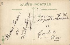 Vintage Postcard Militaria life of the Marine Exercise of boxing