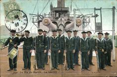 CPA Militaria La vie du Marin La Garde 