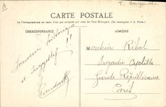 Postal Villefranche sobre Saone Gárgola de la iglesia ND de los Pantanos