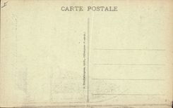 Postal Reloj Clermont Ferrand el Jacquemart dentro de la catedral