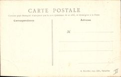 Postal Reloj Versalles Palacio del Grande Trianon Péndulo Imperio