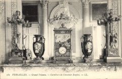 Postal Reloj Versalles Gran Trianon Utensilio de chimenea Imperio