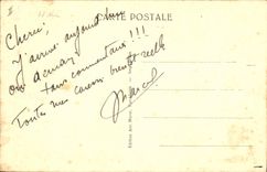 Postal Reloj Turckheim Nido de cigüeñas