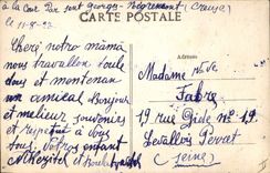 CPA Folklore Types Creusois