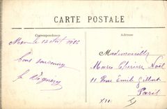 CPA Folklore Limousine en Barbichet