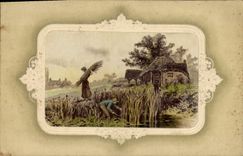 CPA Fantaisie Moulin a eau 