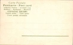 CPA Fantaisie Fleurs Fer a cheval Trefles