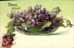 CPA Fantaisie Fleurs 